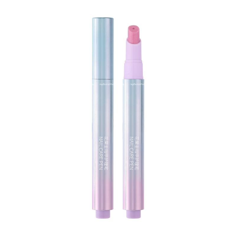 3-In-1 Cuticle Oil Pen Cuticle Pusher Nail Pen Dead Skin & Cuticle Remover Pen Nail Oil Pen With Ceramic Tip For Nails Care purple синий