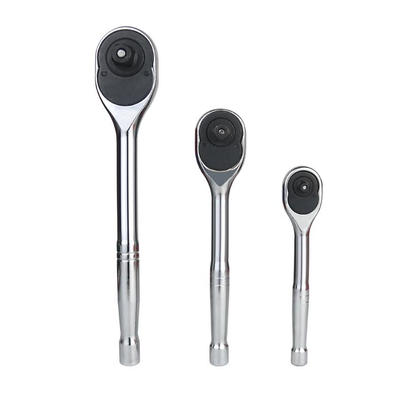 Set cheie clichet rapid reversibil (24 de dinti) – Mărimi 1/2", 3/8", 1/4" pentru Reparații Auto