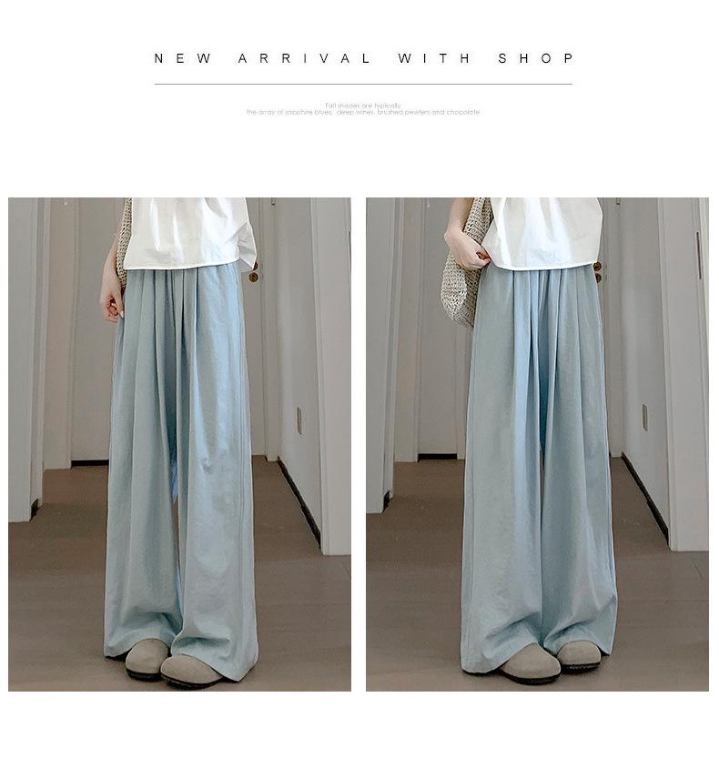 2025 Damen High Waist Locker Yamamoto Milchpuff Weitbein Sporthose