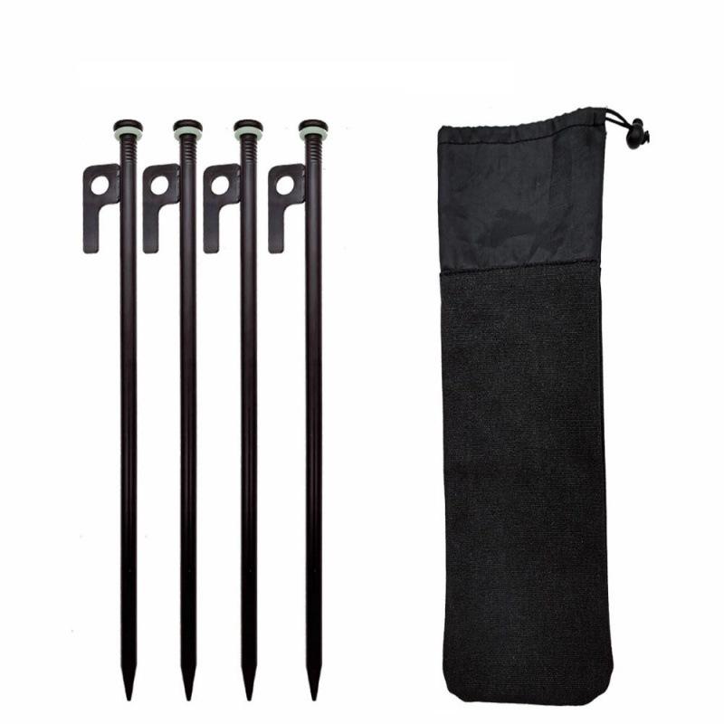 Camping Tent Legs Tent Stakes Pegging Ground Nails 30Cm Length Outdoor Camper Tourist Supplies Accessories