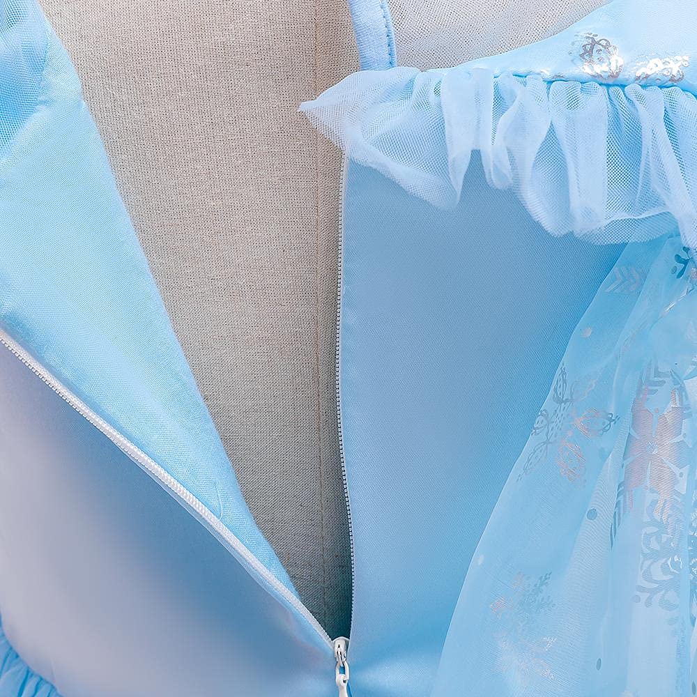 Toddler Cosplay Princess Dress with Size Years [Dressy Daisy] Girl's Costume, Accessories, Blue, 4-5 (110cm)