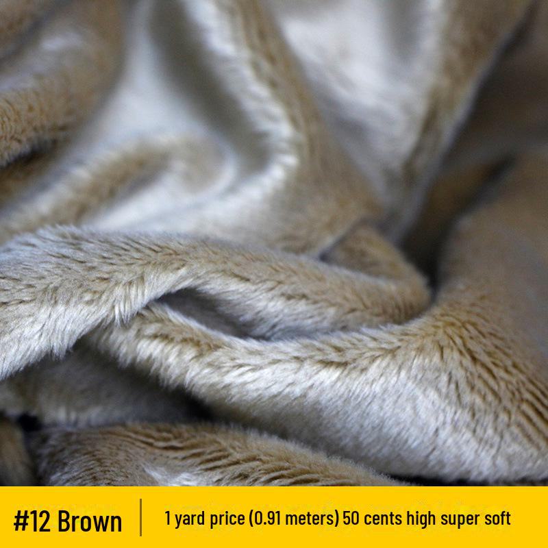 5mm Ultra-Soft Crystal Plush Fabric for Doll Pillows