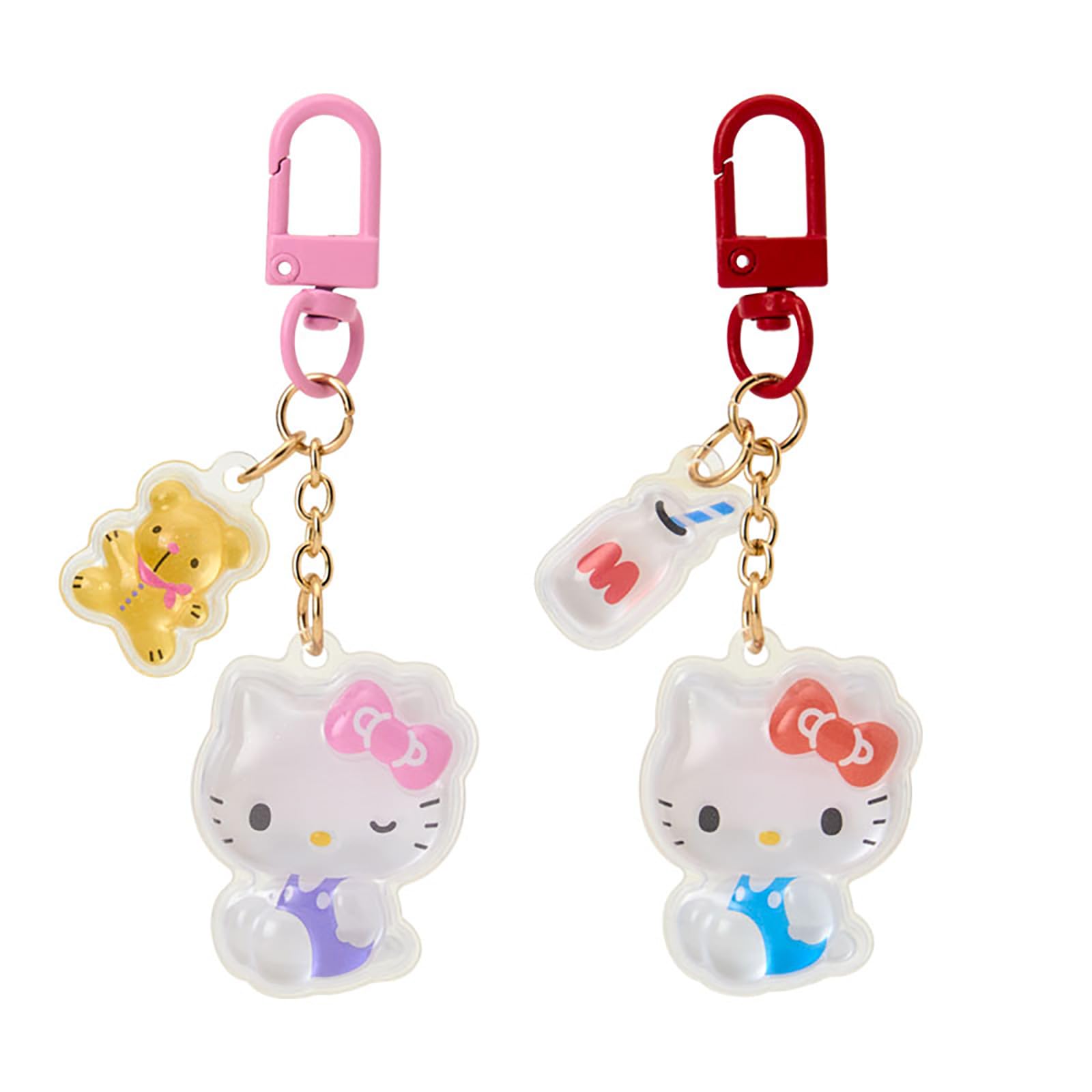 Sanrio Keychain Set of 2 Smiling Hello Kitty 645494 (SANRIO) (Matching Faces)