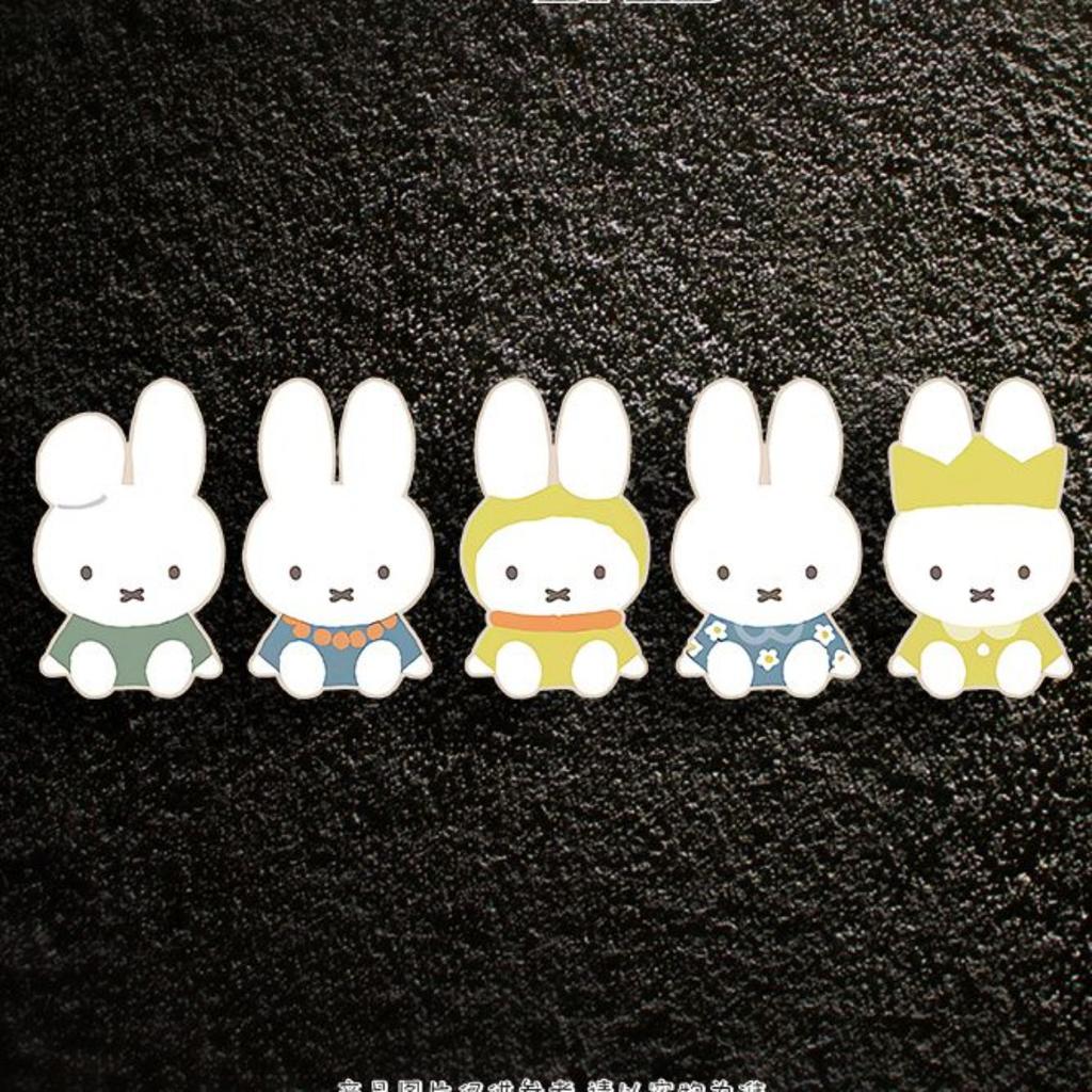 Kawaii Miffy Rabbit Car Stickers Cartoon And Cute Decoration Electric Body Bicycle Sun Protection Creative Decals