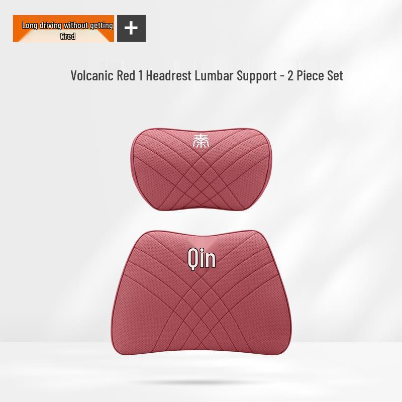 BYD Qin L Car Neck and Lumbar Support Pillow for Sports Seat