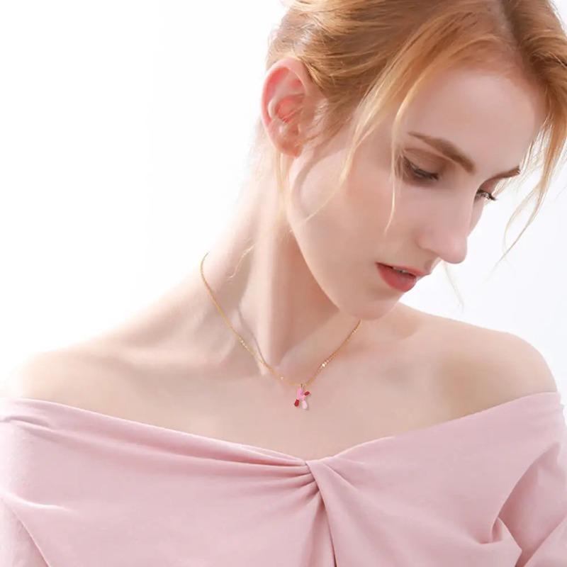 Necklace Women's Color Epoxy Bubble Sensing Dopamine Letter Pendant English Letter Necklace