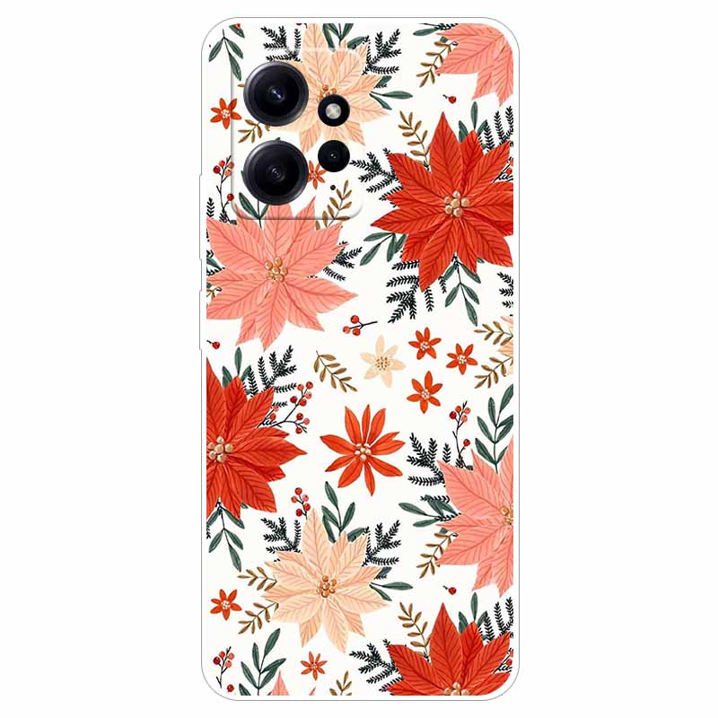 

For Xiaomi Redmi Note 12 4G Case Phone Cover Soft Silicone Back Case for Xiaomi Redmi Note12 4G Shockproof Cover Global 2023 for Redmi Note 12 4G