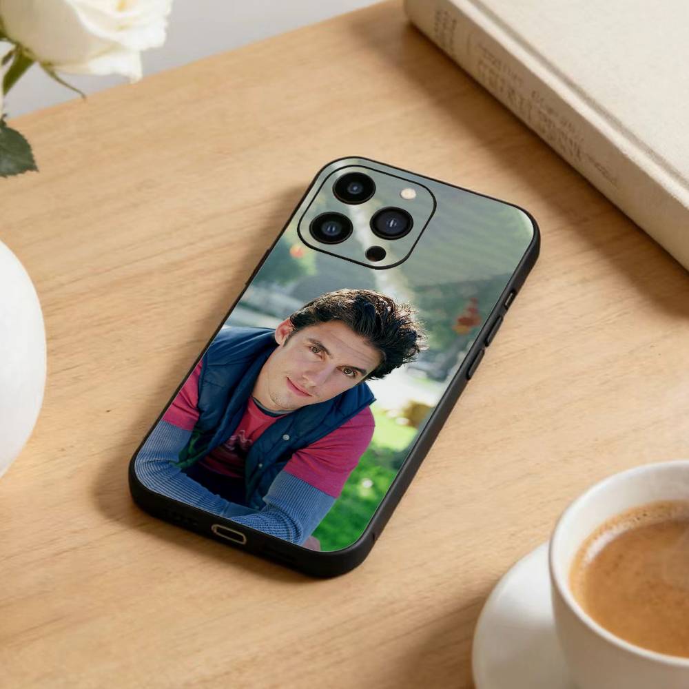 Milo Ventimiglia Phone Case For iPhone17,16,15,14,13,12 Plus,Max Soft Silicone Black Cover