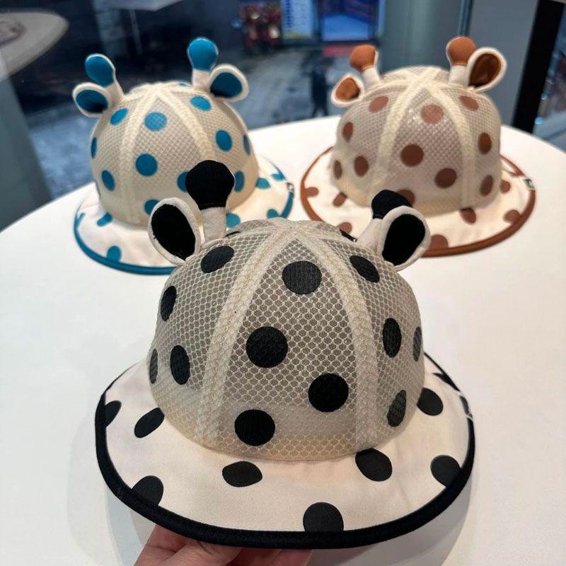 Cotton Hat Summer Mesh Fisherman Hat Cute Boy's Travel Sun Hat Sun Hat Thin Design Children's Sun Protection Hat
