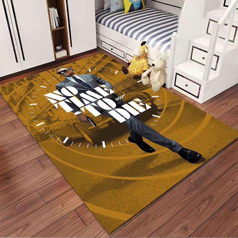 Man In Suit with Car Design Suitable As a Non-slip Mat for the Living Room or Bedroom Sofa
