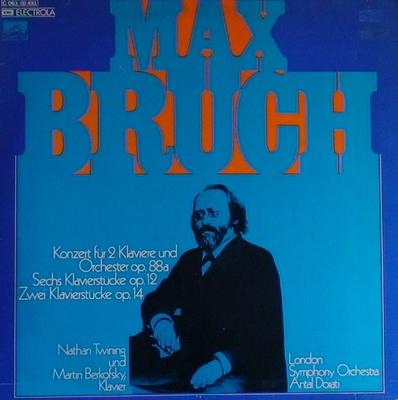 Disc LP MAX BRUCH, LONDON SYMPHONY ORCHESTR - Concert Pentru 2 Piane Și Orchestră 1C06302493 Electrola 1974 Germania Clasic Folosit