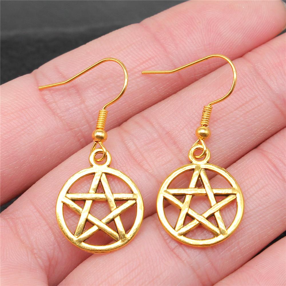 53 styles Inspired Jewellery Fashion Women Gifts Vintage Moon Sun Star Dangle Drop Earrings For Women Statement Wiccan Jewelry