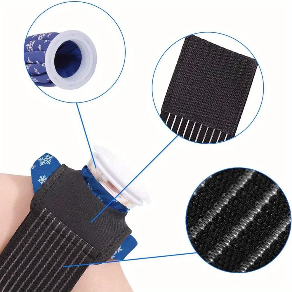 Reusable Ice Packs for Injuries Cold/Hot Water Pack Gel Pain Relief for Knee Shoulder Ankle Foot Elbow Migraine Headache Face