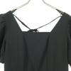 Beauty Products Maison De Lyla Short Sleeve Long Dress Black Open Back Women Used
