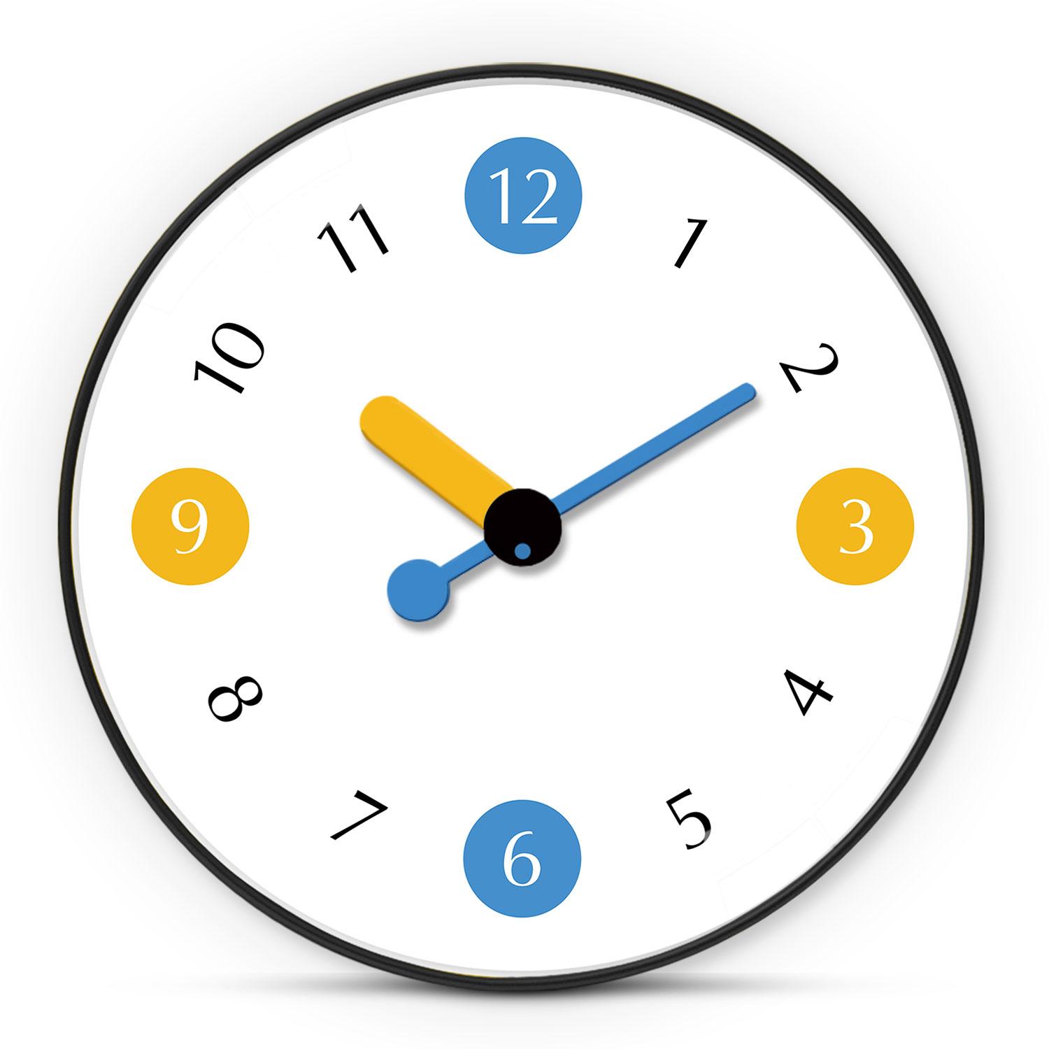 High-Quality 1 High-Quality Simple High-Quality And High-Quality Cute High-Quality Colorful High-Quality Wall High-Quality Clock, 8-12Inch (as the picture,12 Inch)