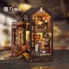 CUTE ROOM DIY Miniature Coffee House 3D Puzzle Book Nook Kit - Tiny Model Building Toy Birthday Gift