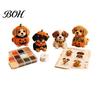 Creative Hobby Sets Halloween Dog Bead Art Set, DIY 4 Beaded Puppy Figurines, 3D Craft Kit for Kids Adults Teens, Holiday Decoration Handmade