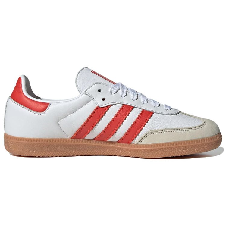 adidas Samba OG White Solar Red Gum Women Sneakers Cloud-White Off-White IF6513