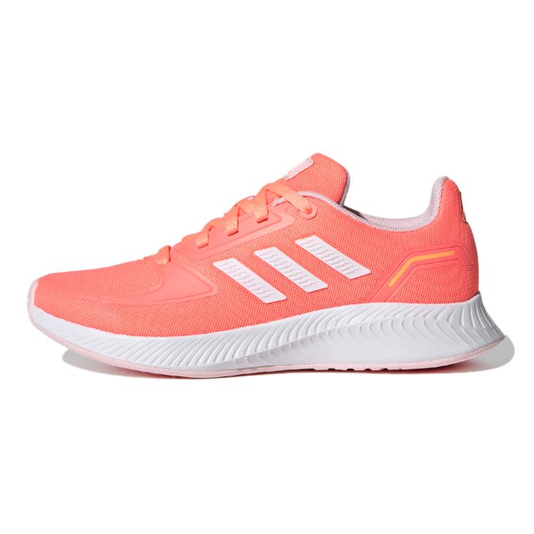 Adidas Runfalcon 2.0 Comfortable Abrasion Resistant Low top Kids  Running Shoes Peach Pink Kids  GX3535 38