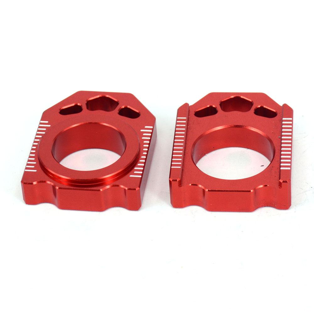 Motorbike CNC Rear Chain Adjuster Axle Blocks For HONDA CR125R CR250R 02-07 CRF250R CRF250X 04-17 CRF450R 02-17 CRF450X CRF450RX
