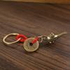 Brass Search Banner Magic Lamp Pendant Imitation Brass Retro Keychain Pendant Auspicious Retro Brass Accessories Pendant