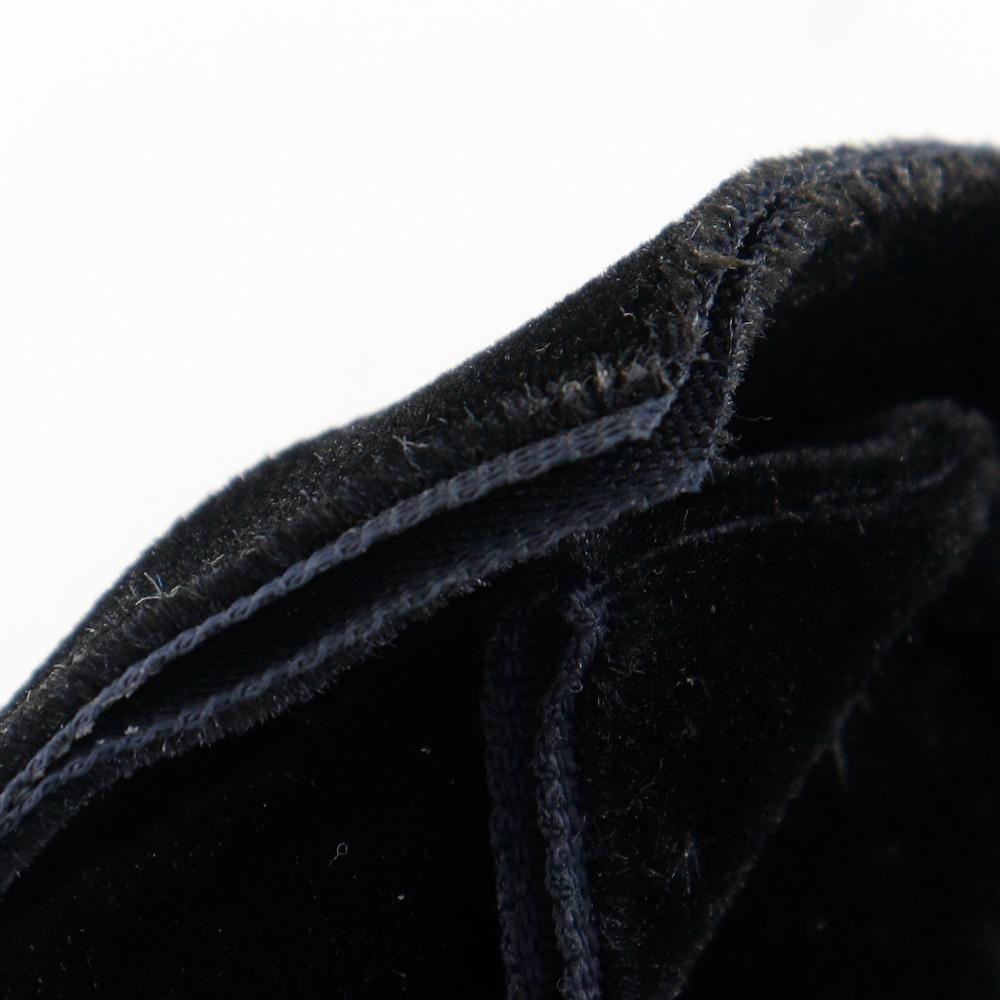 Chanel Camellia Ribbon Valletta black/White Velor Ribbon Women Used