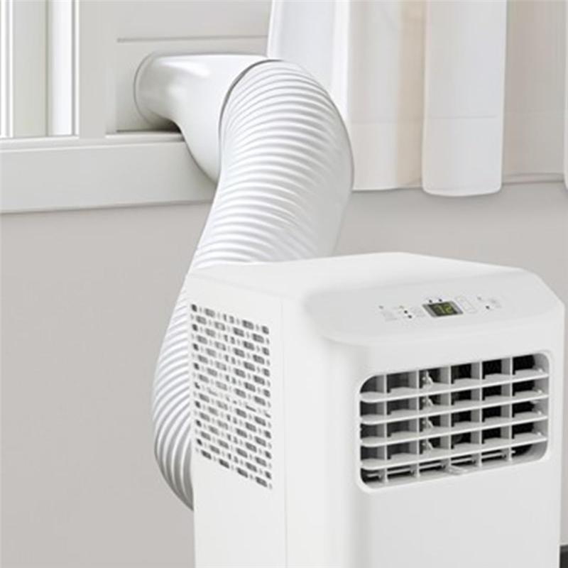 A74G-Flachschlauchadapter Fensterlüftungsset Klimaschlauchverbinder Tragbarer Klimaschlauchkuppler mit Rohr