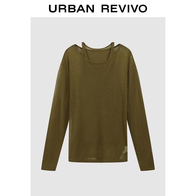 

Women s Relaxed Solid Long Sleeve Knit Top M
