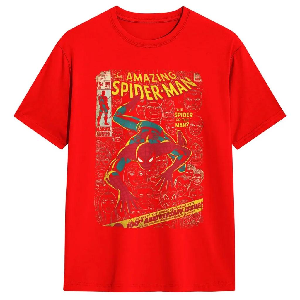 2026 Sommer Neuankunft Marvel T-Shirt Oversized Herren Sportbekleidung Outdoor Training Damen T-Shirts Superhelden Avengers Fans T-Shirt