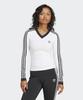 V-Neck Long Sleeve Shirt - White / Jc8154