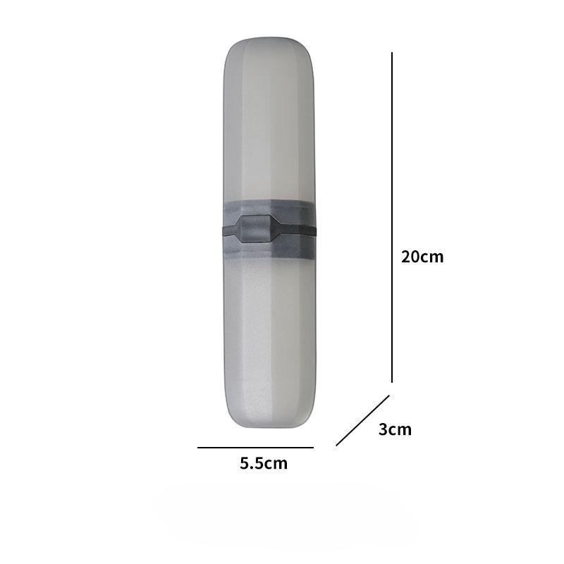 Portable toothbrush box travel plastic toothbrush cup cutlery box toothbrush toothpaste storage box