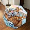 1PC boat animals Umbrella-8-Rib Reinforced, Automatic Open, Lightweight & Durable, Fashion Accessory for Outdoor, H0345
