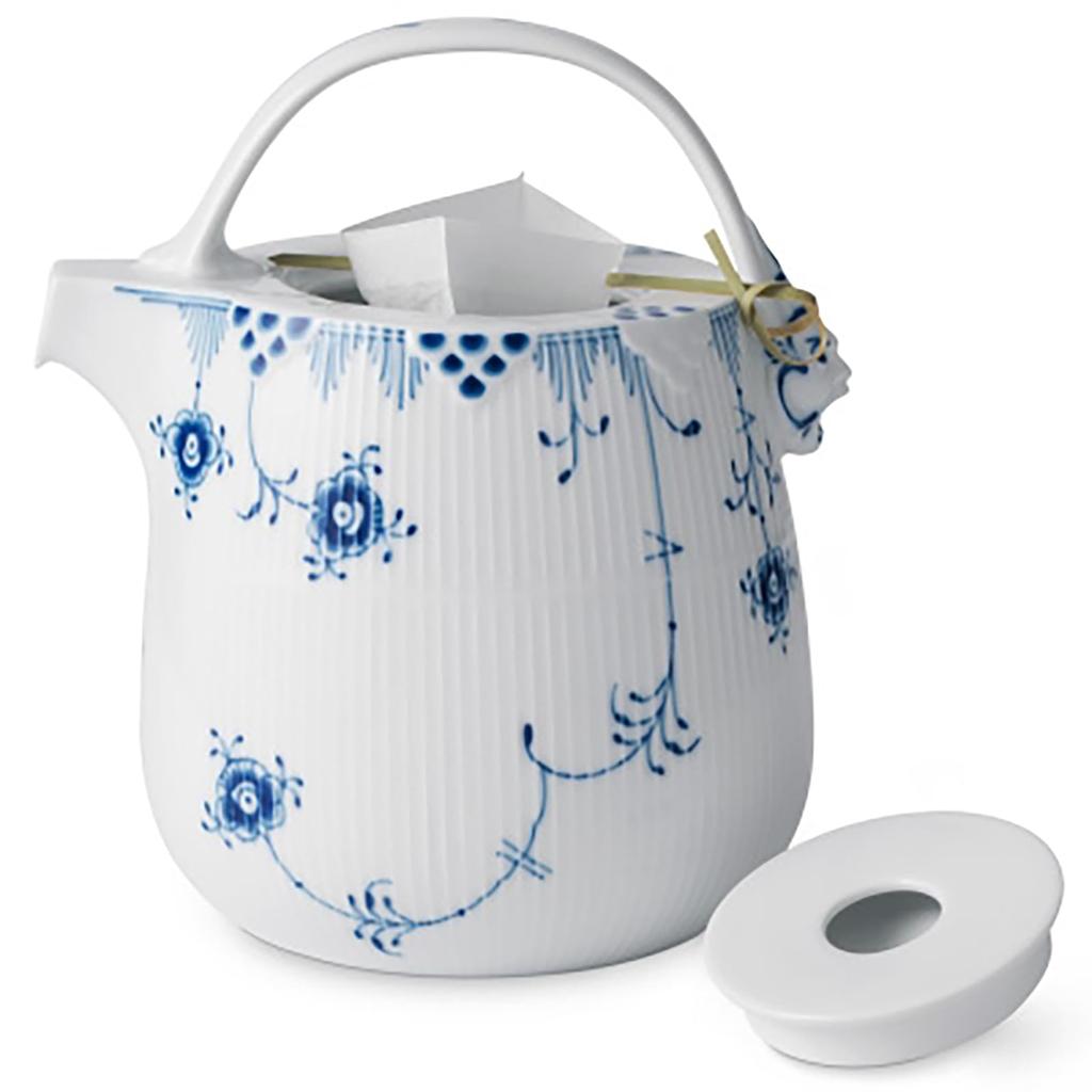 Imported Royal Copenhagen Blue Elements Teapot 950ml Wedding Gift 1026454 [Regular Product]