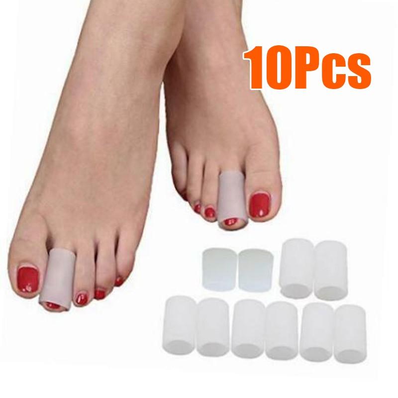 Sleeve Toe Gel Protector Tubes Cushion Accessories Support 10pcs 1.5x5 Cm