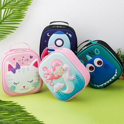 Lunchpaket für Kinder mit Cartoon-Motiv, tragbar, isoliert, Thermo-Lunchbox, Picknick-Tragetasche, Kühltasche für frische Lebensmittel, Mädchen/Jungen, Handtasche zur Konservierung
