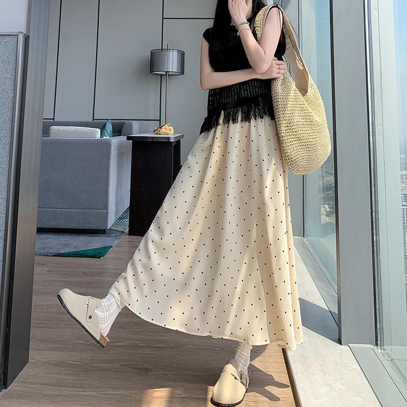 

Бюст Юбка Женская Летняя Новая А-силуэта Тонкая Юбка Миди Французская Маленькая Юбка-зонтик S абрикосовый