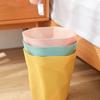 Nordic Style Irregular Trash Can Modern Solid Color Plastic Garbage Rubbish Bin Food Waste Basket Basin Bucket Flower Pot Decor