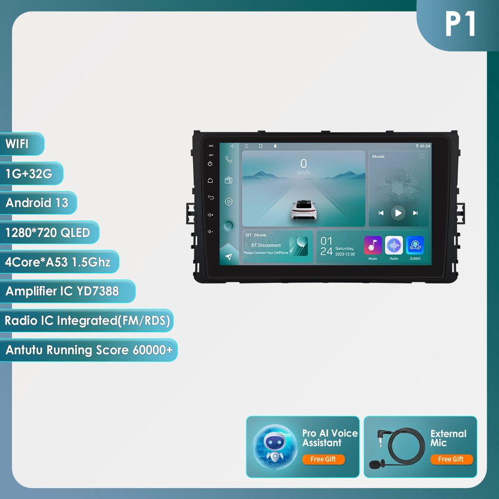 

OSSURET Камера 360 Carplay 4G 2din Android Автомагнитола Для VW MQB Polo Plus T-Cross Как T-Kruis T-Roc Tharu Sagitar Интеллектуальная Автомагнитола GPS Стерео P1 4Core 1G 32G AI