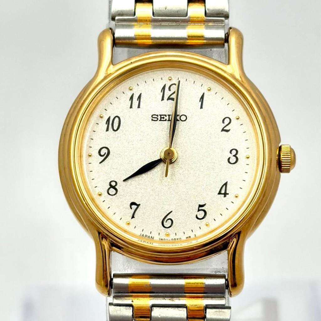 Used [New Battery] SEIKO Ladies Watch Gold 1N01-0BX0 551233