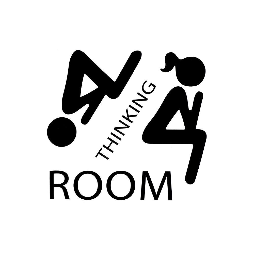 

Waterproof Bathroom Home Art Wall Sticker Door Decor Vinyl Poster Toilet Decals