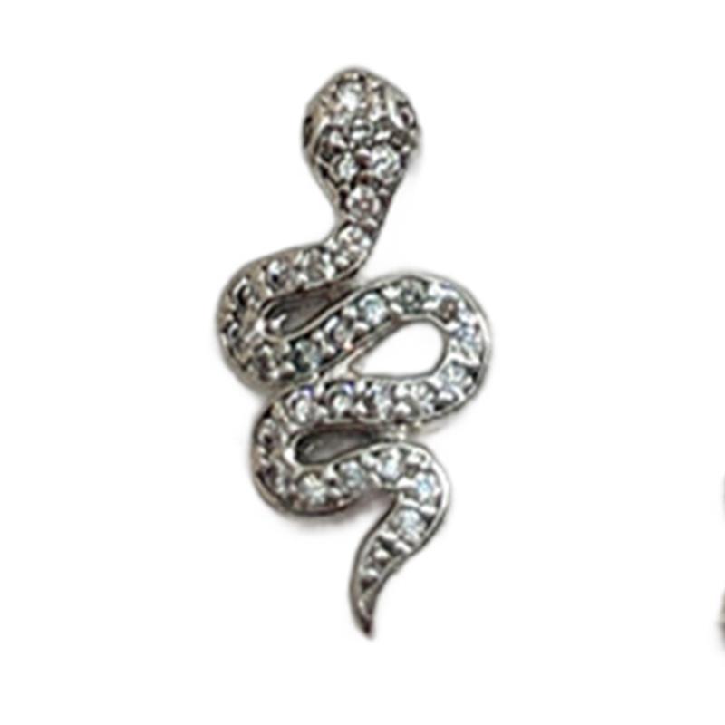 Snake Nails Art Charms Snake Nails Rhinestones Nails Charms Snake Shape Nails Art Decoration Nails Jewelry Accessories