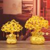 Creative Citrine Lucky Tree Chinese Feng Shui Money Tree Fortune Tree For Desktop Ornament Home Decoration Gifts