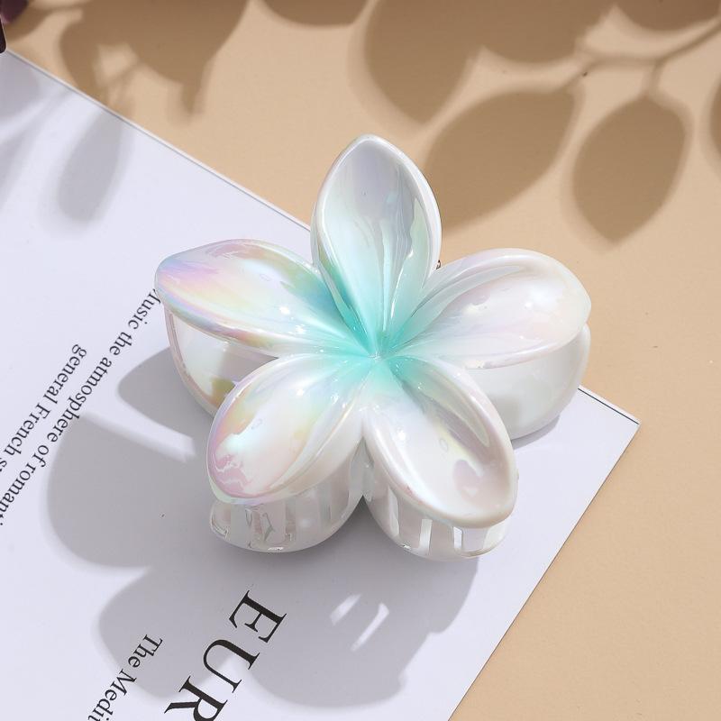 Hawaiian Flower Hair Claw Clips Large Claw For Thick/Thin Hairpins For Women Girls Barrettes Beach Summer Hair Accessories Gifts