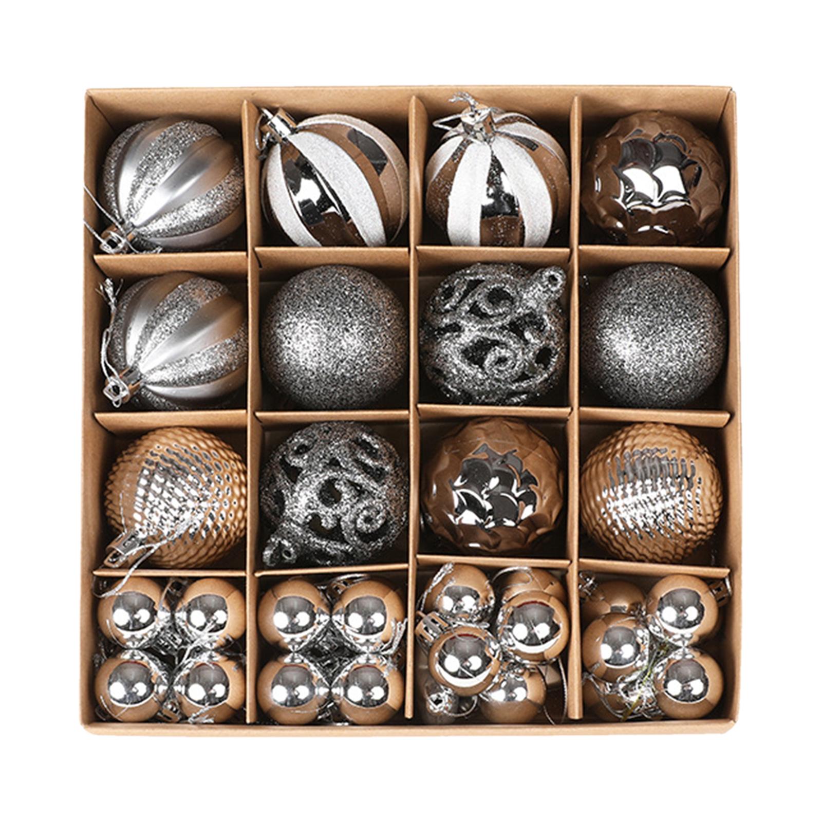 

36x Christmas Ball Ornaments DIY Pendants Decorations Christmas Tree Baubles for