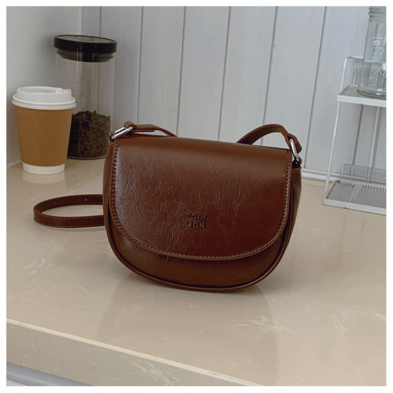 High-end Saddle Bag, Fashionable and Versatile Commuter Single-shoulder Bag, Crossbody Bag