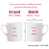 Personalised Your Photo Mug, Custom NAME IMAGE TEXT Cup,Customize Coffee Mugs, Tea Cups, Mothers Day, Wedding Gift 9 COLOURS