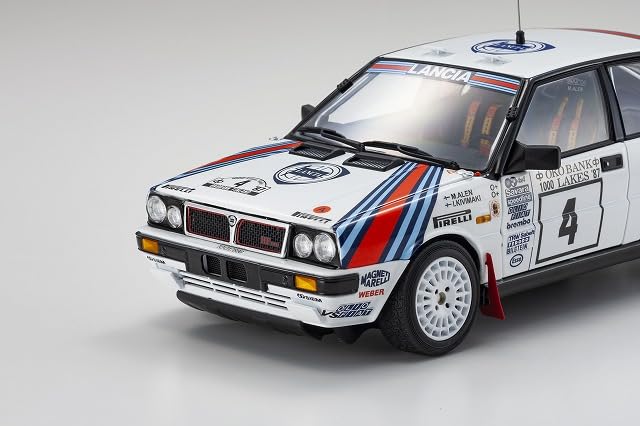 Kyosho Original Lancia Delta HF 4WD 1000 Lake Team Lancia Finished Product 1/18 1987#4