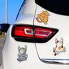 3Pcs/Set Cat Scratch Car Sticker Funny Weather-resistant Self-adhesive SUV Vehicle Auto Window