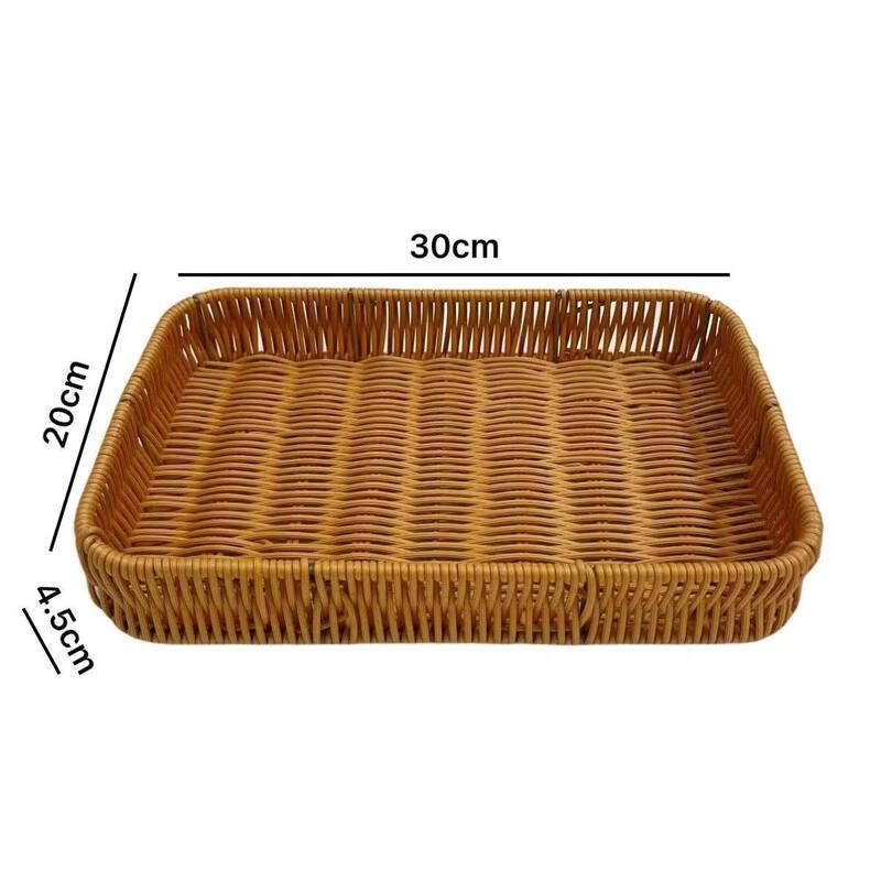Jingbaodi Imitation Rattan Bread Basket Set