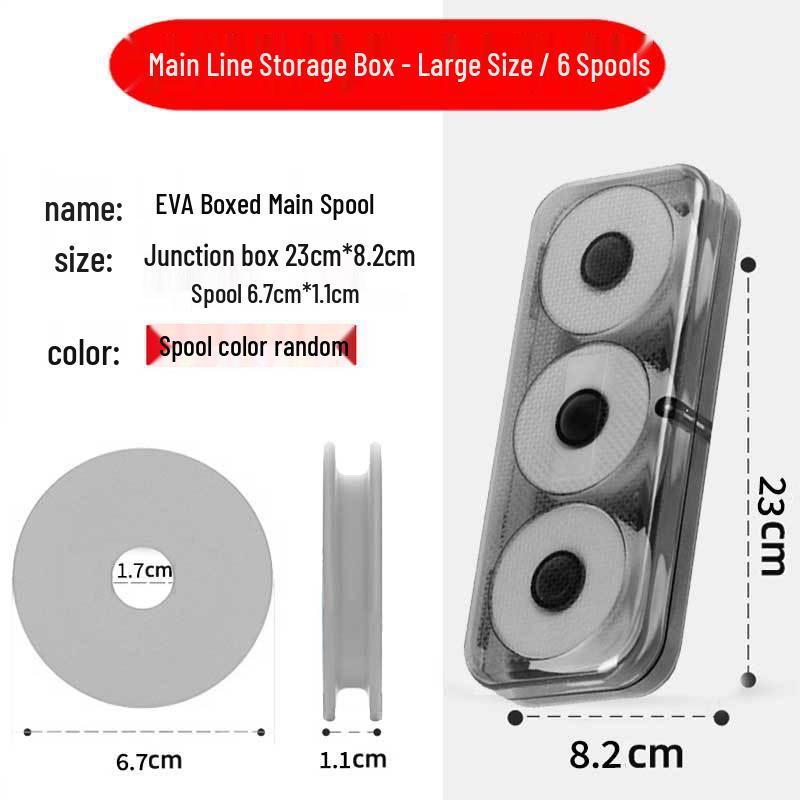 Large Foam Winding Reel & Fishing Line Spooler Set for Big Fish